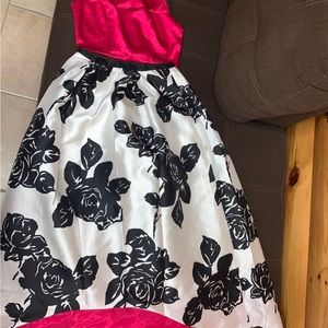 Two pieces prom dress